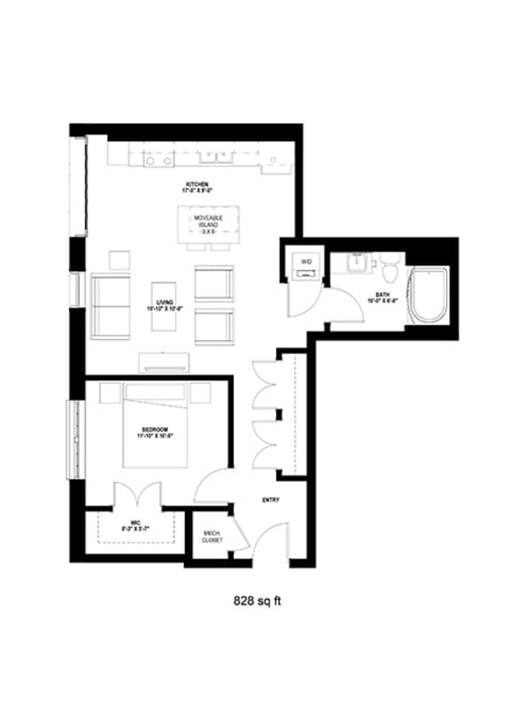 Floor Plans of Millworks Lofts in Minneapolis, MN